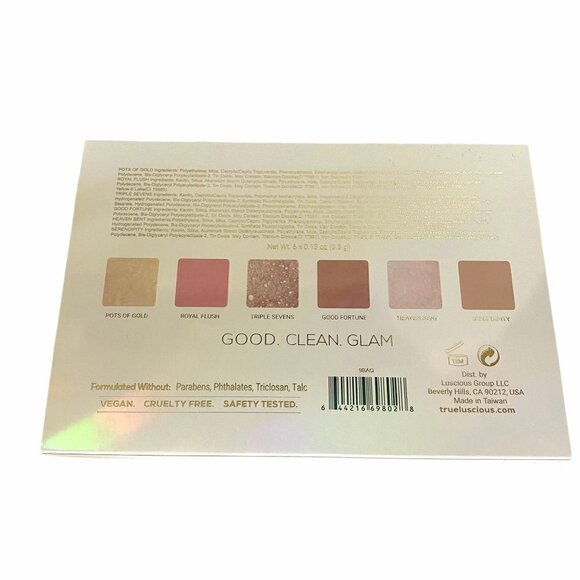 True + Luscious New In Sleeve Lucky Glow 6 Shade Bronzer & Highlighter Palette - Picture 5 of 5